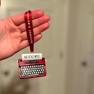 Taylor Swift All Too Well Ornament